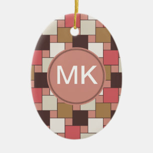 Pompoen Spice Weave Pattern Keramisch Ornament