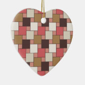 Pompoen Spice Weave Pattern Keramisch Ornament (Rechts)