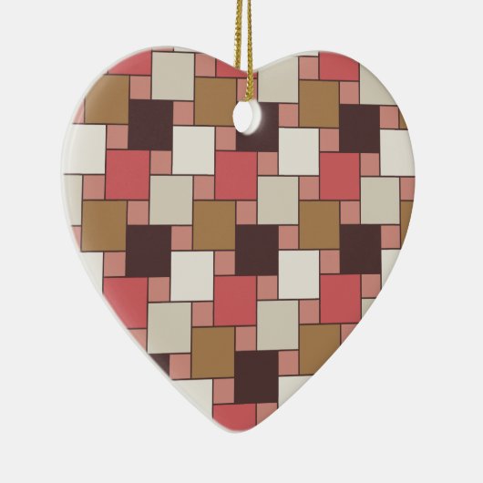 Pompoen Spice Weave Pattern Keramisch Ornament (Rechts)