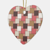 Pompoen Spice Weave Pattern Keramisch Ornament (Links)