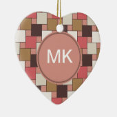 Pompoen Spice Weave Pattern Keramisch Ornament (Rechts)