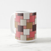 Pompoen Spice Weave Pattern Koffiemok (Voorkant links)