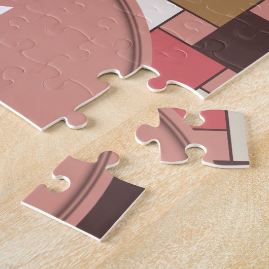 Pompoen Spice Weave Pattern Legpuzzel (Zijkant)