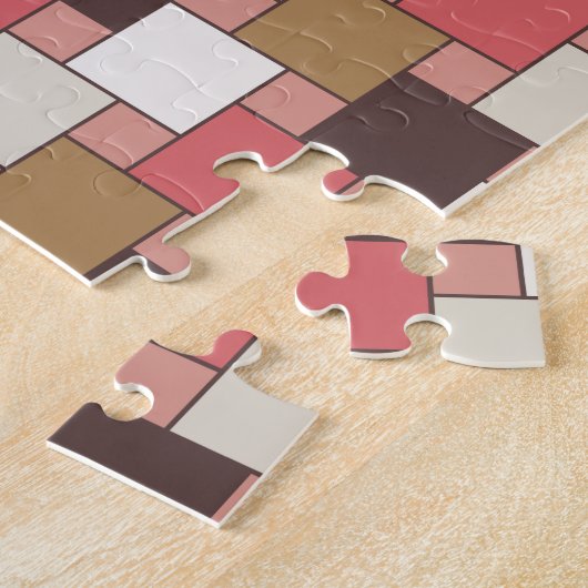 Pompoen Spice Weave Pattern Legpuzzel (Zijkant)