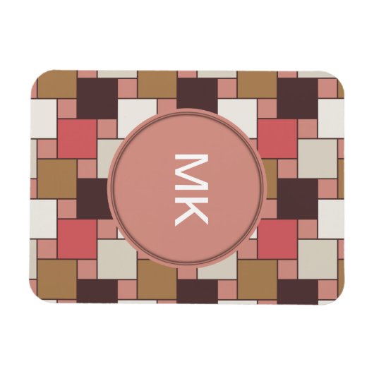 Pompoen Spice Weave Pattern Magneet (Horizontaal)