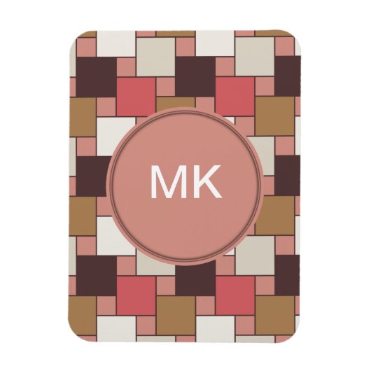 Pompoen Spice Weave Pattern Magneet (Verticaal)