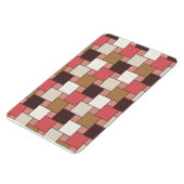 Pompoen Spice Weave Pattern Magneet (Linkerzijde)