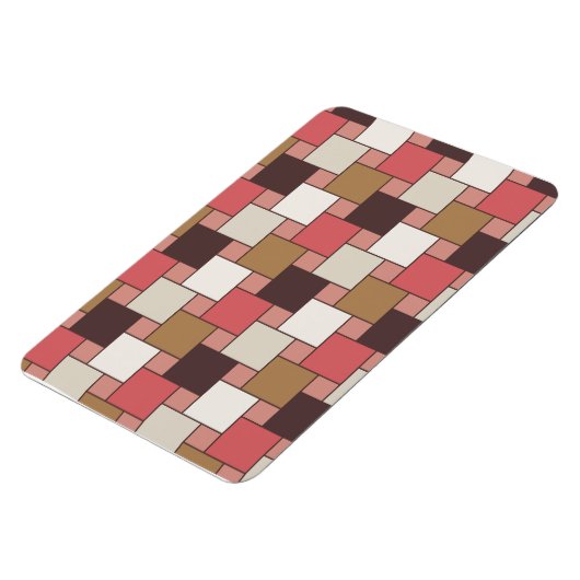 Pompoen Spice Weave Pattern Magneet (Linkerzijde)