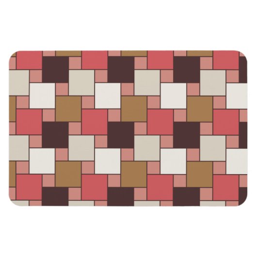 Pompoen Spice Weave Pattern Magneet (Horizontaal)