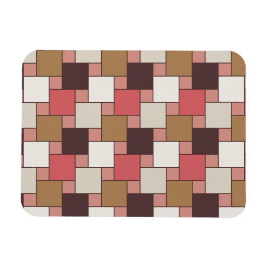 Pompoen Spice Weave Pattern Magneet (Horizontaal)