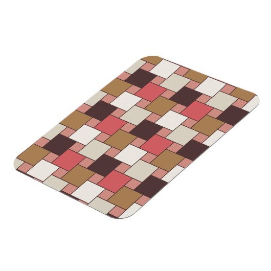 Pompoen Spice Weave Pattern Magneet (Linkerzijde)