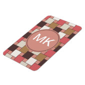 Pompoen Spice Weave Pattern Magneet (Linkerzijde)