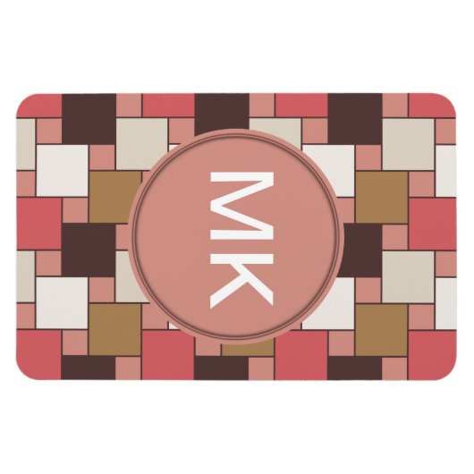 Pompoen Spice Weave Pattern Magneet (Horizontaal)