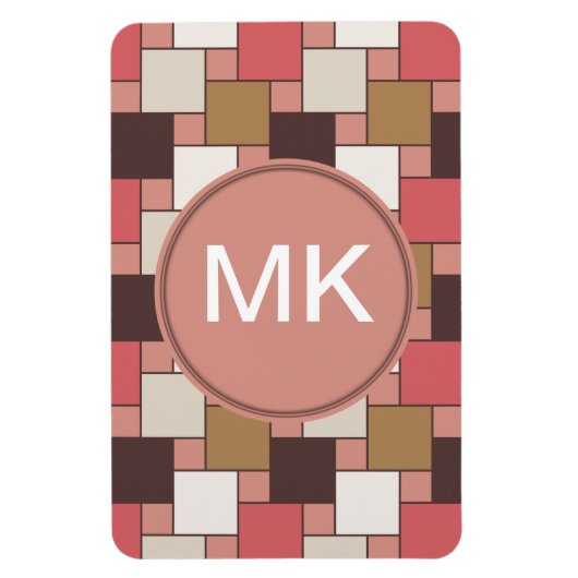 Pompoen Spice Weave Pattern Magneet (Verticaal)