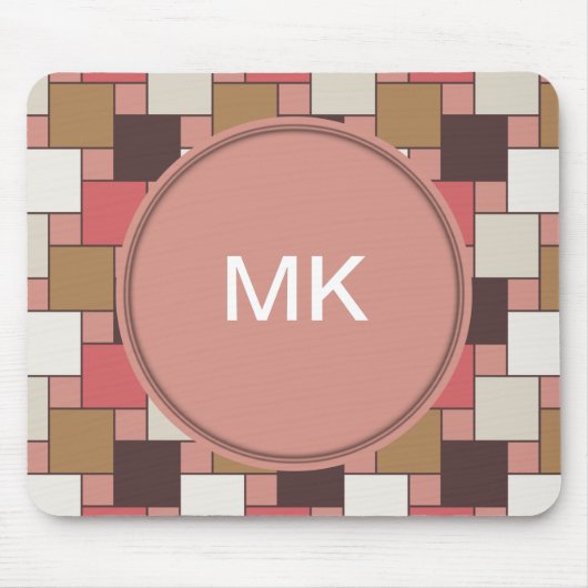 Pompoen Spice Weave Pattern Muismat (Voorkant)