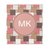 Pompoen Spice Weave Pattern Notitieblok (Voorkant)