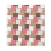 Pompoen Spice Weave Pattern Notitieblok (Voorkant)