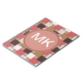 Pompoen Spice Weave Pattern Notitieboek (Linkerzijde)