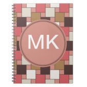 Pompoen Spice Weave Pattern Notitieboek (Voorkant)