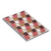 Pompoen Spice Weave Pattern Notitieboek (Rechterzijde)