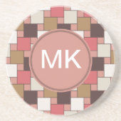 Pompoen Spice Weave Pattern Zandsteen Onderzetter (Voorkant)