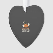 Pompoen Spook Halloween Citaat Ontwerp_1 Ornament (voorkant)