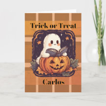 Pompoen Spook Truc of Behandeling Halloween Snoep