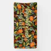 Pompoen, Squash Autumn Harvest Banner (Verticaal)