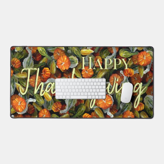 Pompoen, Squash Autumn Harvest Desk Mat (Keyboard & Muis)