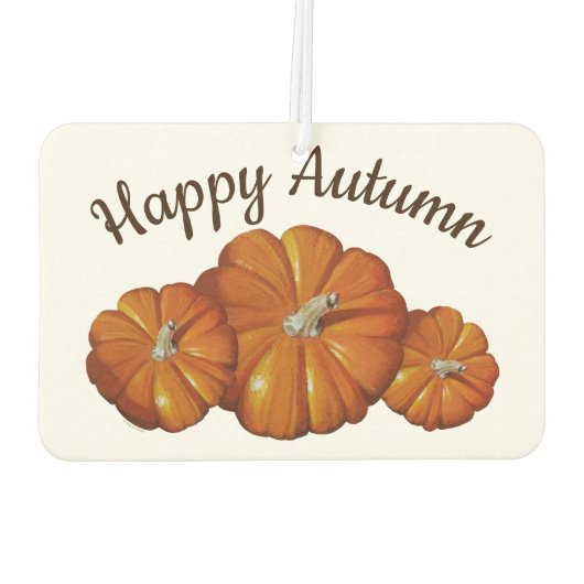 Pompoen, Squash Autumn Harvest Luchtverfrisser (Achterkant)