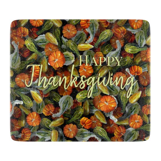 Pompoen, Squash Autumn Harvest Snijplank (Voorkant)