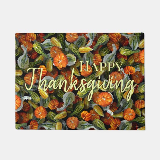 Pompoen, Squash Herfst Oogst Deurmat (Voorkant)