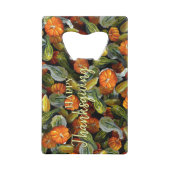 Pompoen, Squash Herfst Oogst Fles Opener Creditkaart Flessenopener (Achterkant)