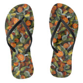 Pompoen, Squash Herfst Oogst Flip Flops (Voetbed)