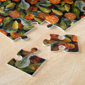 Pompoen, Squash Herfst Oogst Puzzel Legpuzzel (Zijkant)
