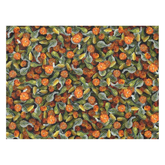 Pompoen, Squash Herfst Oogst Tafelkleed (Voorkant (Horizontaal))