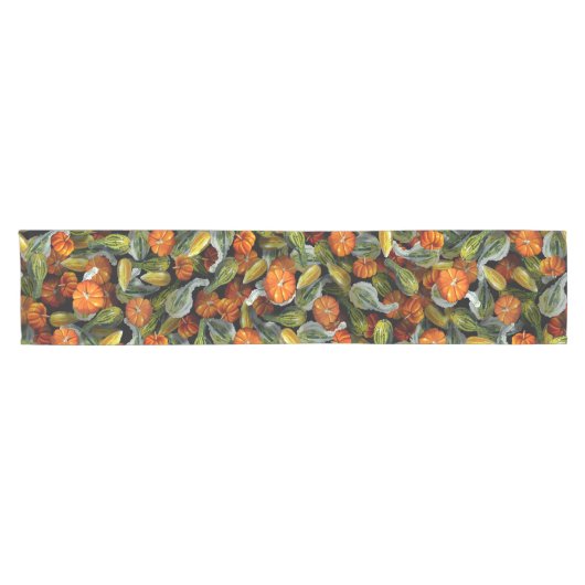 Pompoen, Squash Herfst Oogst Tafelloper (Horizontaal)