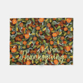 Pompoen, Squash Herfst Oogstdeken Fleece Deken (Voorkant (Horizontaal))