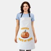 Pompoen Staat van Geest - Halloween Oversized T-Sh Schort (Gedragen)