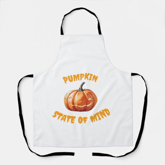 Pompoen Staat van Geest - Halloween Oversized T-Sh Schort (Voorkant)