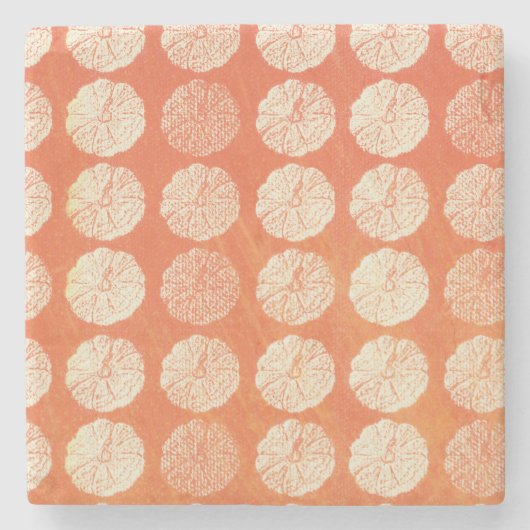 pompoen stenen onderzetter (Voorkant)