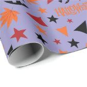 Pompoen, sterren en Leaf Naadloos inpakpapier (Rol Hoek)