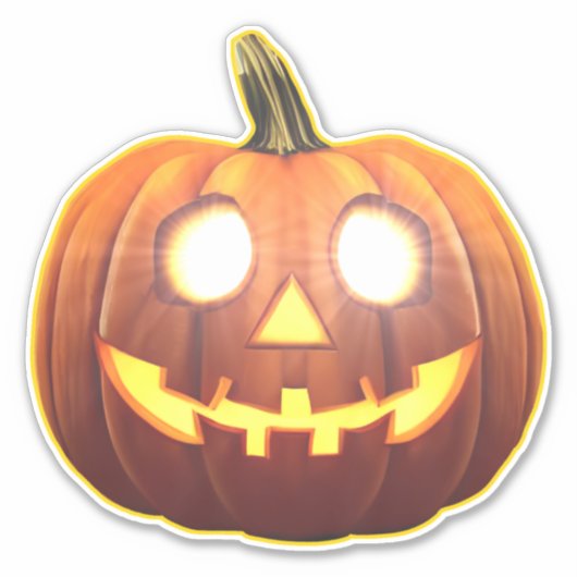 pompoen sticker (Voorkant)