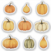 pompoen sticker (Voorkant)