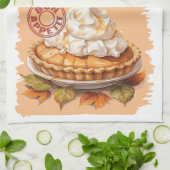 Pompoen taart bakken recept theedoek (Gevouwen)