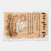 Pompoen taart bakken recept theedoek (Horizontaal)