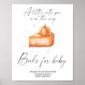 Pompoen taart herfst boeken voor baby poster (Voorkant)