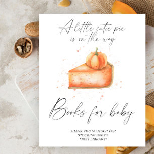 Pompoen taart herfst boeken voor baby poster