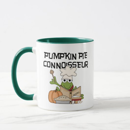 Pompoen taart kenner Tshirts en geschenken Mok (Links)