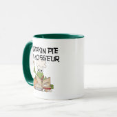 Pompoen taart kenner Tshirts en geschenken Mok (Voorkant links)